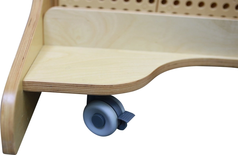 Mobilna konstrukcija na kotačima s kočnicom