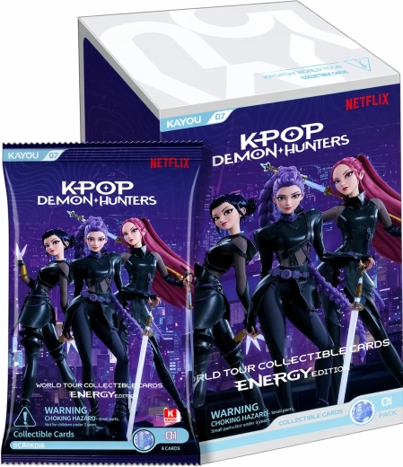 K-pop Demon Hunters – Energy Edition – kolekcionarska booster kutija karata (12 paketića)