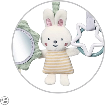 Rattling bird and crinkly bunny