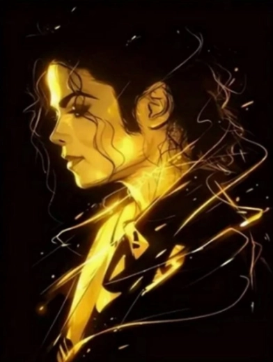 Slikanje po brojevima Michael Jackson 40 × 50 cm