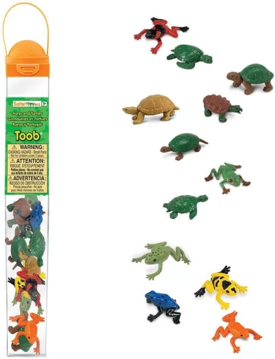 Safari Ltd. Toobs Frogs and Turtles Tube