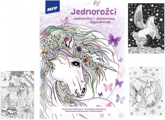 Antistresne bojanke - Jednorozi