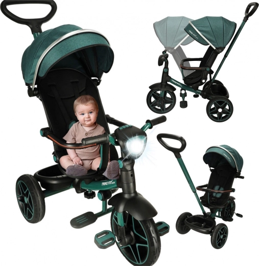 Trike Fix Elite dječja tricikl kolica 2-u-1 – Zelena