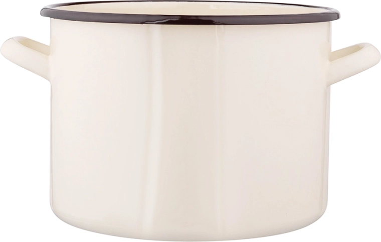 Emajlirani lonac Silesia 4,4 l, promjer 20 cm, krem boja