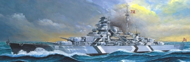 Plastični model bojnog broda Tirpitz 1:800