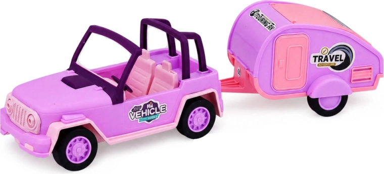 Auto i karavan za pustolovno putovanje