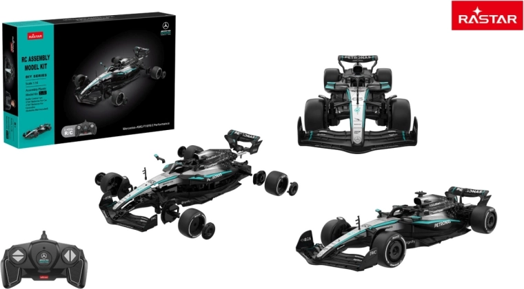 Rastar RC auto Mercedes-AMG F1 W16 E Performance građevinski set 1:16 crno - 1 komad