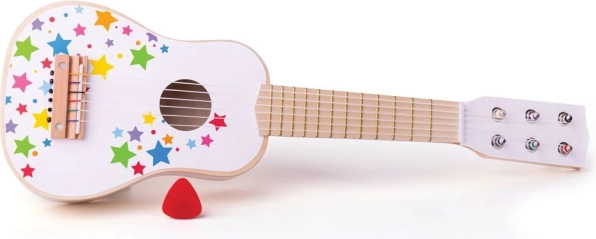 Drvena dječja gitara sa zvjezdicama BIGJIGS TOYS