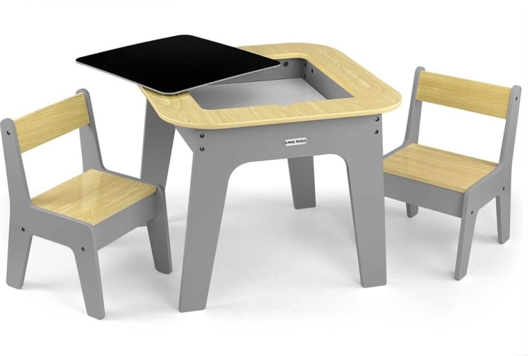 Obostrana ploča: kockice i ploča za kredu