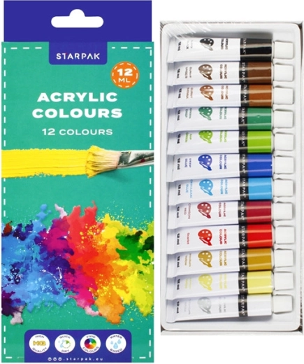 Set akrilnih boja 12×12 ml