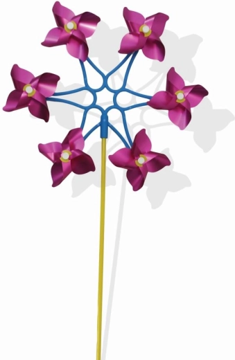 Lightweight plastic construction on a stick