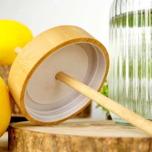 Ekološki poklopac i slamka od bambusa