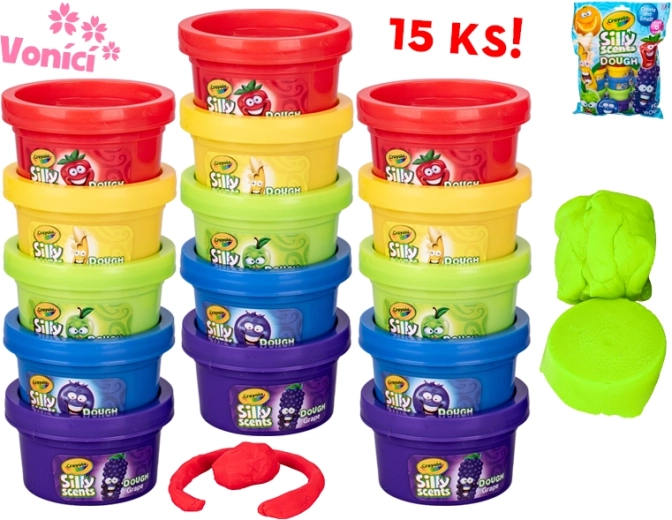 Crayola oblikovna masa s mirisom voća – set od 15 čašica