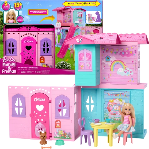 Barbie Club Chelsea sklopiva kućica za lutke s dodacima