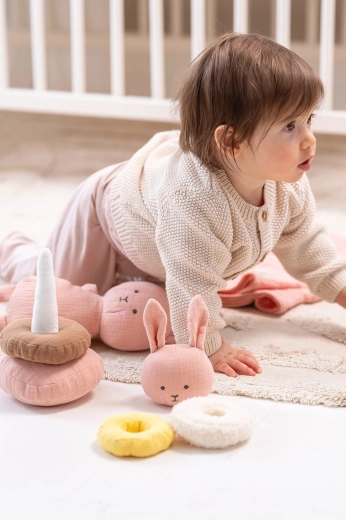 Safe soft toy suitable from birth