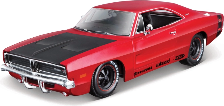 Maisto Dodge Charger R/T 1969 crveni 1:25