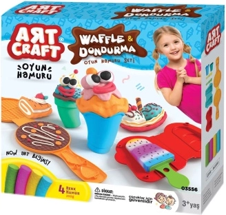 Art Craft set za modeliranje vafla i sladoleda 200 g