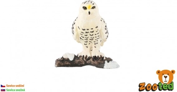 Snježna sova – plastična figurica 5 cm