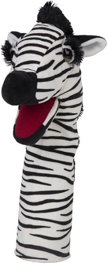 Nature Planet plush hand puppet zebra