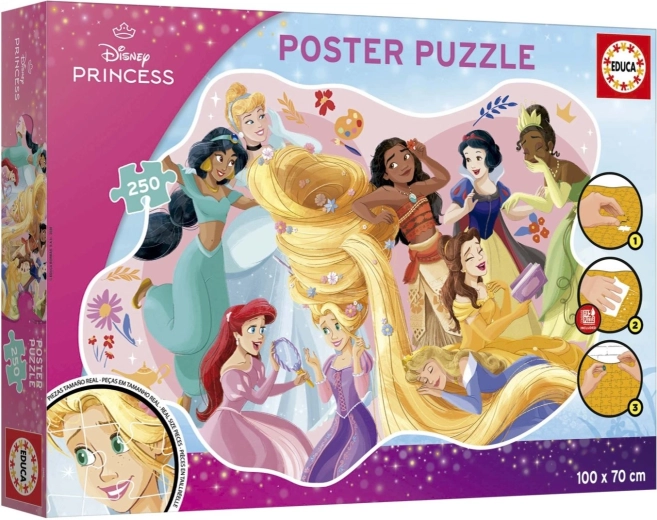 Educa posterska slagalica Disney princeze 250 dijelova