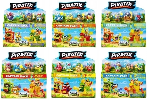 4 figurice Piratix za kapetanovu posadu