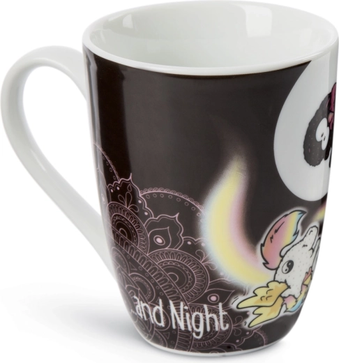 Dnevno i noćno raspoloženje na jednoj šalici