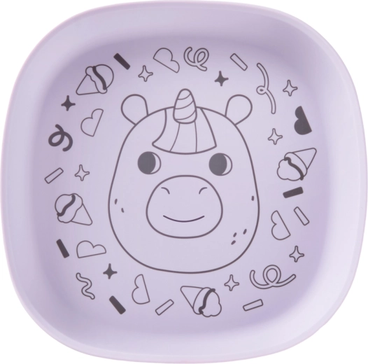 Skip Hop Besties Squad silicone plate, purple, for children from 2 years