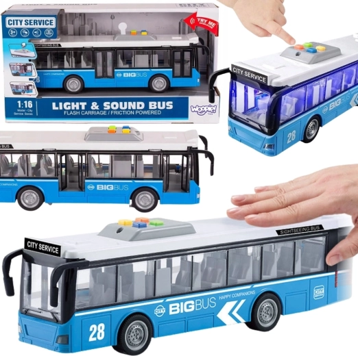 Interactive WOOPIE Electric City Bus in 1:16 Scale