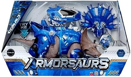 MGA Armorsaurs Armor-Up Cobalt Dinosaur