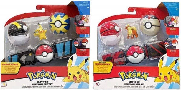 POKÉMON Clip 'N' Go pojas s Poké Ballovima i figuricom