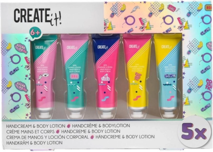 Set krema za ruke i tijelo Create it (5× 30 ml)