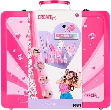 Create It! velika set dječje šminke u metalnoj kutiji