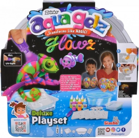 Aqua Gelz Deluxe set koji svijetli u mraku