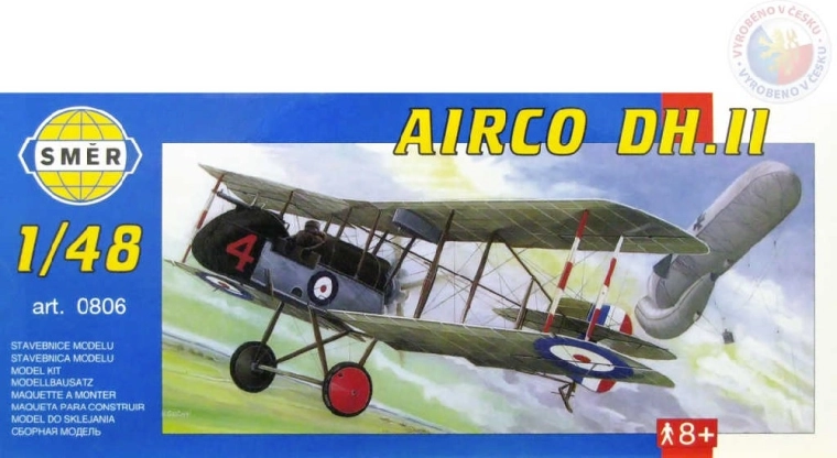 Směr Airco DH II Aircraft Model 1:48