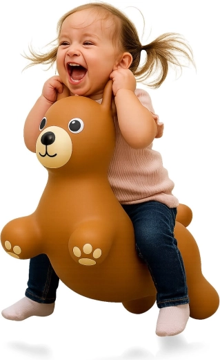 HoppyDoo bear bouncy animal with pump