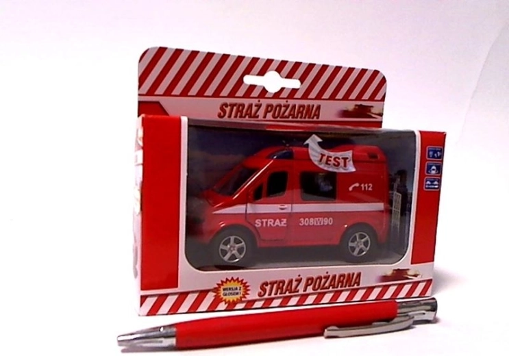Vatrogasno kombi vozilo s glasom 11 cm