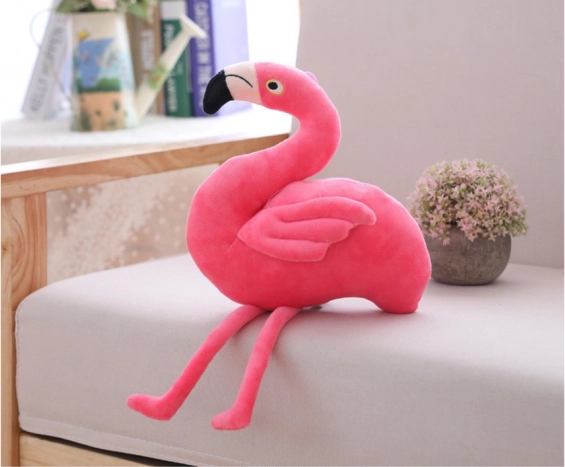 Plišani maskota Pink Flamingo 15 cm