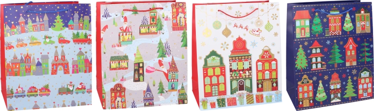 Božićna poklon-vrećica L 31 × 42 × 12 cm - 1 komad