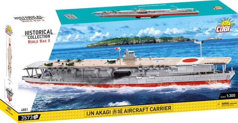 Cobi IJN Akagi aircraft carrier 1:300 (3573 pieces)