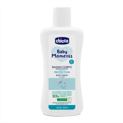 Chicco gel za tuširanje Baby Moments Protection 200 ml