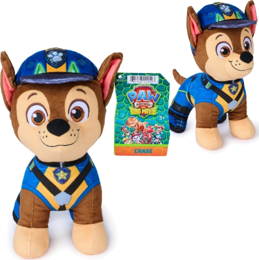 Spin Master Paw Patrol: dino avantura - plišanac Chase 20 cm - 1 komad