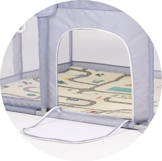 Praktična vrata na patentni zatvarač za samostalan ulaz