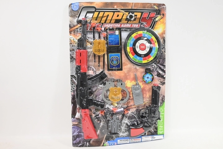 Children’s pistol set in a large blister pack - 1 piece