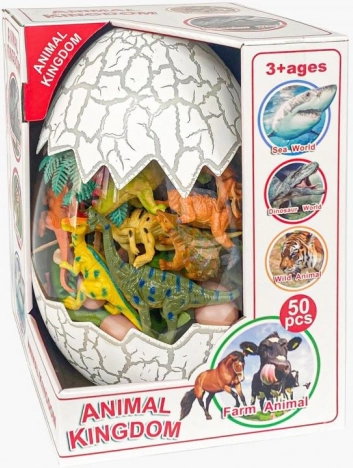 Plejo veliko dinosaurovo jaje – set figurica i dodataka (50 kom)
