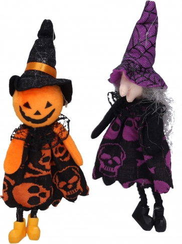 Dekoracija za Halloween vještica i strašilo za vješanje