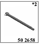 Complete front drive shaft JAMARA - 1 piece