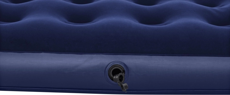 Inflatable velour air mattress 191 × 137 × 22 cm BESTWAY