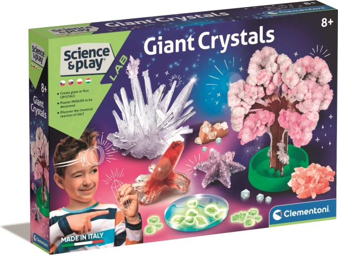 CLEMENTONI Science&Play Laboratorij: Mega svjetleći kristali