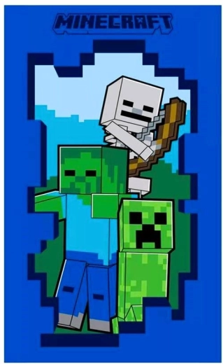 Minecraft Towel - 1 piece