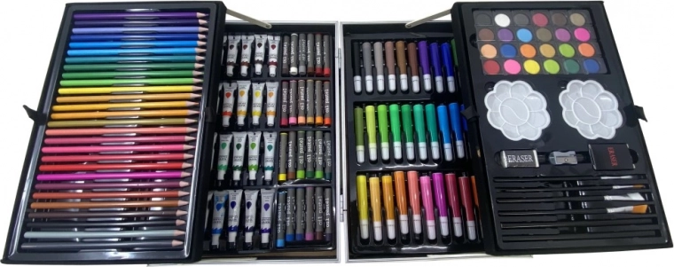 Aluminijski slikarski kovčeg – 145-dijelni likovni set